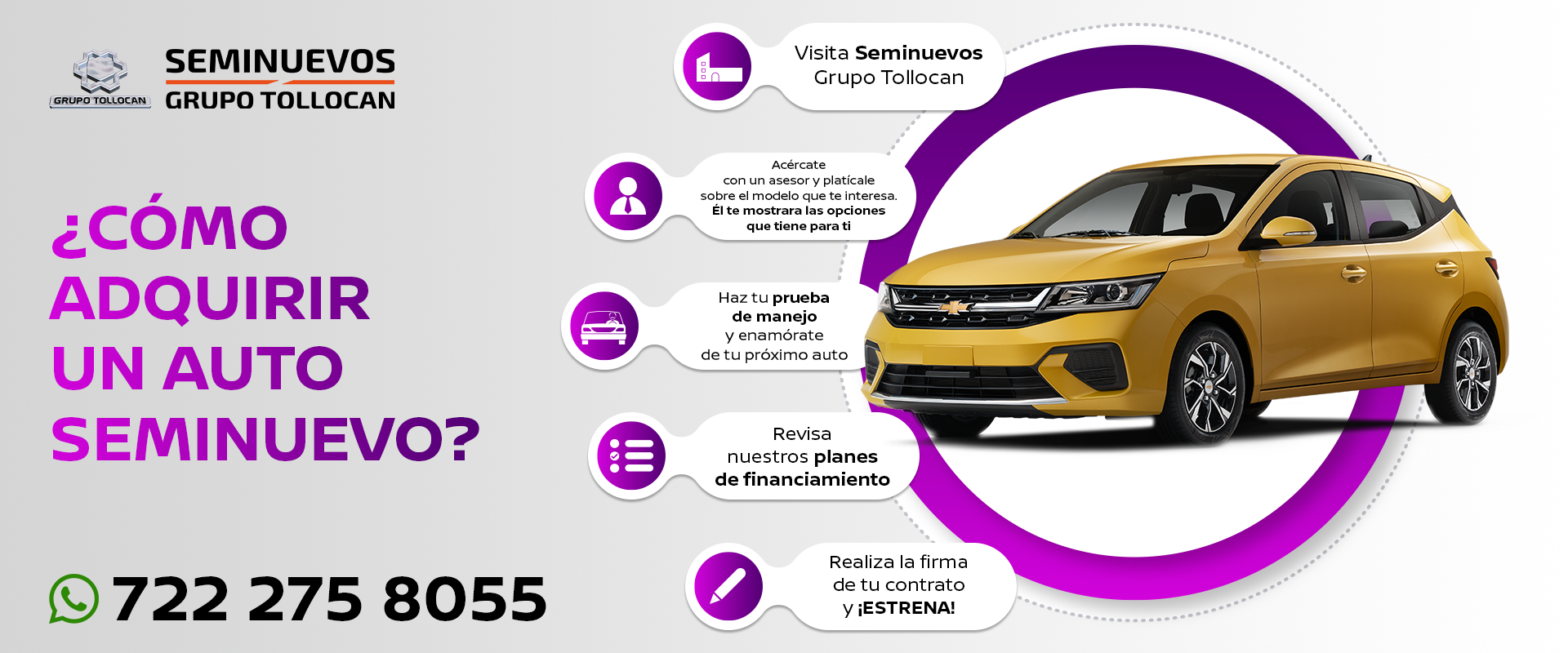 ¿Cómo adquirir un auto seminuevo?